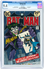 "BATMAN" #251 SEPTEMBER 1973 CGC 9.4 NM.