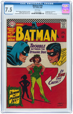 "BATMAN" #181 JUNE 1966 CGC 7.5 VF- (FIRST POISON IVY).