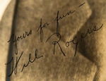 WILL ROGERS OVERSIZED SIGNED PHOTO.