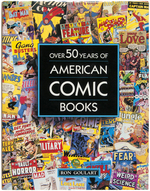 "OVER 50 YEARS OF AMERICAN COMICS BOOKS" MULTI-SIGNED HARDCOVER.