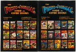 "THE PHOTO-JOURNAL GUIDE TO COMIC BOOKS" MULTI-SIGNED HARDCOVER PAIR.