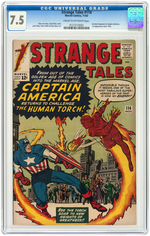 "STRANGE TALES" #114 NOVEMBER 1963 CGC 7.5 VF-.