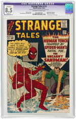 "STRANGE TALES" #115 DECEMBER 1963 CGC RESTORED APPARENT 8.5 SLIGHT (A) VF+.