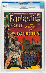 "FANTASTIC FOUR" #48 MARCH 1966 CGC 6.5 FINE+  (FIRST SILVER SURFER & GALACTUS).