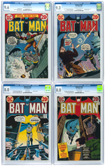 "BATMAN" #246-250 CGC LOT.