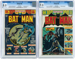 "BATMAN" BRONZE AGE 100 PAGE CGC LOT.