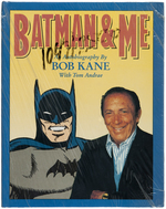 "BATMAN & ME" BOOK SIGNED BY BATMAN CREATOR BOB KANE.