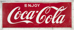 "ENJOY COCA-COLA" LARGE ADVERTISING SIGN.