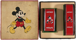 "MICKEY MOUSE" BOXED 2-PIECE BRUSH SET.