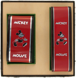 "MICKEY MOUSE" BOXED 2-PIECE BRUSH SET.