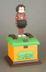 "LITTLE NEMO IN SLUMBERLAND/WINSOR McCAY" CARVED/PAINTED FIGURES ON WOOD BOXES.