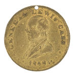 "GENERAL LEWIS CASS" SCARCE MEDALET DeWITT LC1848-5.