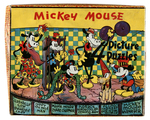 "MICKEY MOUSE 4 PICTURE PUZZLES" BOXED SET.