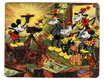 "MICKEY MOUSE 4 PICTURE PUZZLES" BOXED SET.