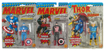 TOYBIZ LOT OF 13 MARVEL SUPERHEROES FIGURES ON CARDS W/RARE VARIANT.