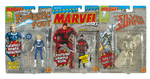 TOYBIZ LOT OF 13 MARVEL SUPERHEROES FIGURES ON CARDS W/RARE VARIANT.