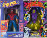 TOYBIZ LOT OF ELEVEN 10" SPIDER-MAN FIGURES IN BOXES.