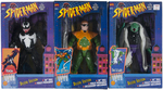 TOYBIZ LOT OF ELEVEN 10" SPIDER-MAN FIGURES IN BOXES.