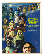 TOPPER TOYS "MOTORIZED MONSTER MAKER" FACTORY-SEALED BOXED KIT.