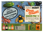 MATTEL "GIANT CREEPY CRAWLERS MAKER-PAK #2" FACTORY-SEALED BOXED SET.