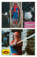 SPIDER-MAN 1977 & 1978 MOVIE LOBBY CARDS SETS.