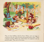 SNOW WHITE AND THE SEVEN DWARFS BOOK TRIO FEATURING DELETED BED-BUILDING SEQUENCE.