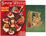 SNOW WHITE AND THE SEVEN DWARFS BOOK TRIO FEATURING DELETED BED-BUILDING SEQUENCE.