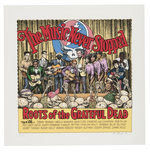 "THE MUSIC NEVER STOPPED - ROOTS OF THE GRATEFUL DEAD" R. CRUMB SIGNED LIMITED EDITION PRINT.