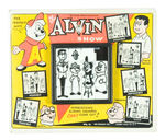 "THE ALVIN SHOW" SLIDING TILE PUZZLE ON STORE CARD.