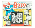 "BOZO THE CLOWN" SLIDING TILE PUZZLE ON STORE CARD.