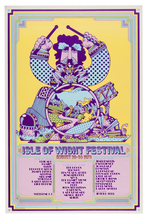 "ISLE OF WIGHT FESTIVAL" 1970 POSTER.