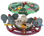 MARX "MECHANICAL MUSICAL DISNEY MERRY-GO-ROUND" WIND-UP CAROUSEL.