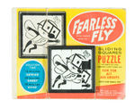 "FEARLESS FLY" SLIDING TILE PUZZLE ON STORE CARD.