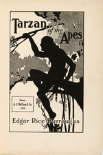 "TARZAN OF THE APES" FIRST EDITION BOOK BY EDGAR RICE BURROUGHS.