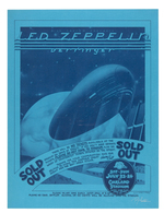 "DAY ON THE GREEN" LED ZEPPELIN ARTIST-SIGNED CONCERT POSTER.