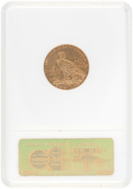 $2 1/2 INDIAN HEAD GOLD 1910 ANA AU50