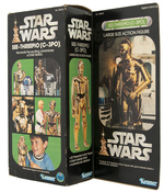 "STAR WARS - SEE-THREEPIO (C-3PO)" FACTORY-SEALED LARGE SIZE ACTION FIGURE.