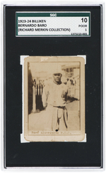 1923-1924 BILLIKEN BERNARDO BARO SGC 10 POOR 1 (RICHARD MERKIN COLLECTION).