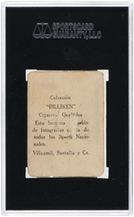 1923-1924 BILLIKEN BERNARDO BARO SGC 10 POOR 1 (RICHARD MERKIN COLLECTION).