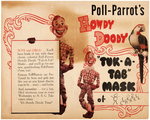 HOWDY DOODY POLL PARROT SHOES PREMIUM TRIO.