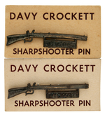 DAVY CROCKETT RINGS, PINS & TIE BAR.