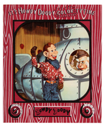 "IT'S HOWDY DOODY COLOR TV TIME" PICTURE SET.