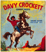 "DAVY CROCKETT COWBOY OUTFIT" BOXED HOLSTER SET.