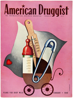 "AMERICAN DRUGGIST" TRADE MAGAZINE WITH PINOCCHIO CONTENT.