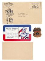 "CAPTAIN AMERICA'S SENTINELS OF LIBERTY" MEMBERSHIP KIT.