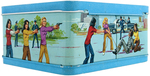 "CHARLIES ANGELS" UNUSED METAL LUNCHBOX WITH THERMOS.