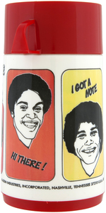 "WELCOME BACK, KOTTER" UNUSED METAL LUNCHBOX WITH THERMOS.