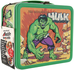 "THE INCREDIBLE HULK" UNUSED METAL LUNCHBOX WITH THERMOS.