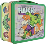 "THE INCREDIBLE HULK" UNUSED METAL LUNCHBOX WITH THERMOS.