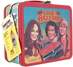 "THE DUKES OF HAZZARD" UNUSED METAL LUNCHBOX WITH THERMOS.